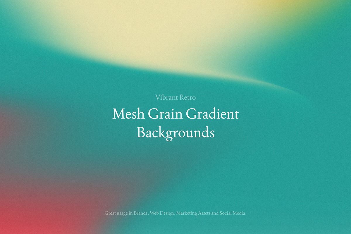 Mesh Grain Gradient Backgrounds, a Background Graphic by Petr Bilek (Photo 1 of 3)