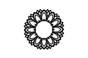 Floral Mandala Circle Frame Bundle, an Illustration by Gaye Art (Thumbnail 36 of 51)