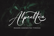 Alpenttera, a Script Font by pineungtype (Thumbnail 1 of 9)