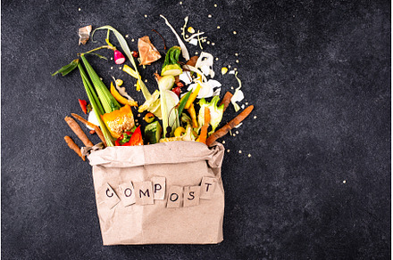 Vegetable waste for making compost