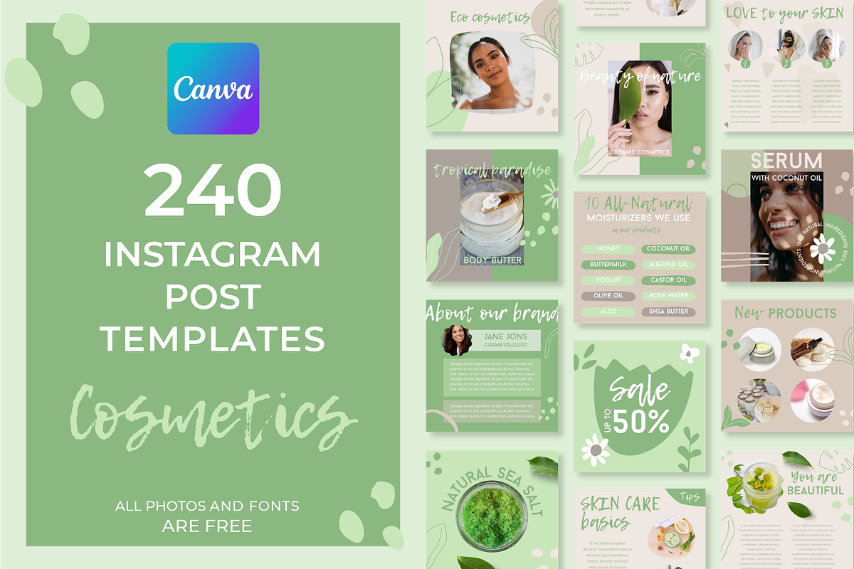 Canva instagram templates, a Social Media Template by Chakraborty Design (Photo 1 of 15)