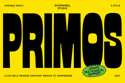 GW Primos, a Sans Serif Font by Goodwheel Studio
