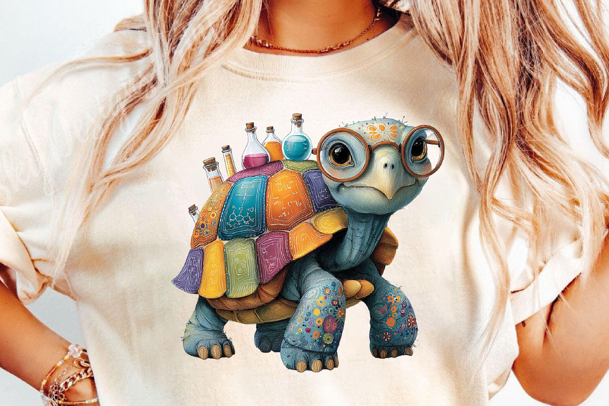 Quirky Tortoise Clipart, an Illustration by DreamCafeArt (Photo 4 of 6)