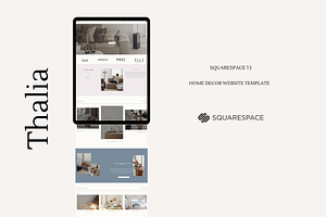 Thalia Squarespace 7.1 Template