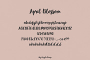 April Blossom bold brush font, a Script Font by Angele Kamp (Thumbnail 7 of 7)