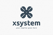 X System Logo Template, a Branding & Logo Template by PixaSquare (Thumbnail 3 of 4)