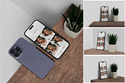 Smartphone Mockup, an iPhone Mockup by MrLetters (Thumbnail 1 of 5)