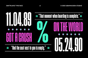 Doftplays, a Sans Serif Font by graphicook (Thumbnail 9 of 10)