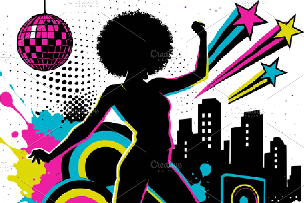 Female Afro frutigal metro grunge, a Person Illustration by Deezguizer (Photo 2 of 3)
