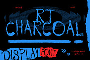 RT Charcoal - Briquette Display Font, a Handwritten Font by riff.type (Thumbnail 1 of 9)