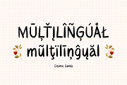 COSMIC SANDS - Handwritten Font!, a Handwritten Font by Artflorara (Thumbnail 9 of 12)