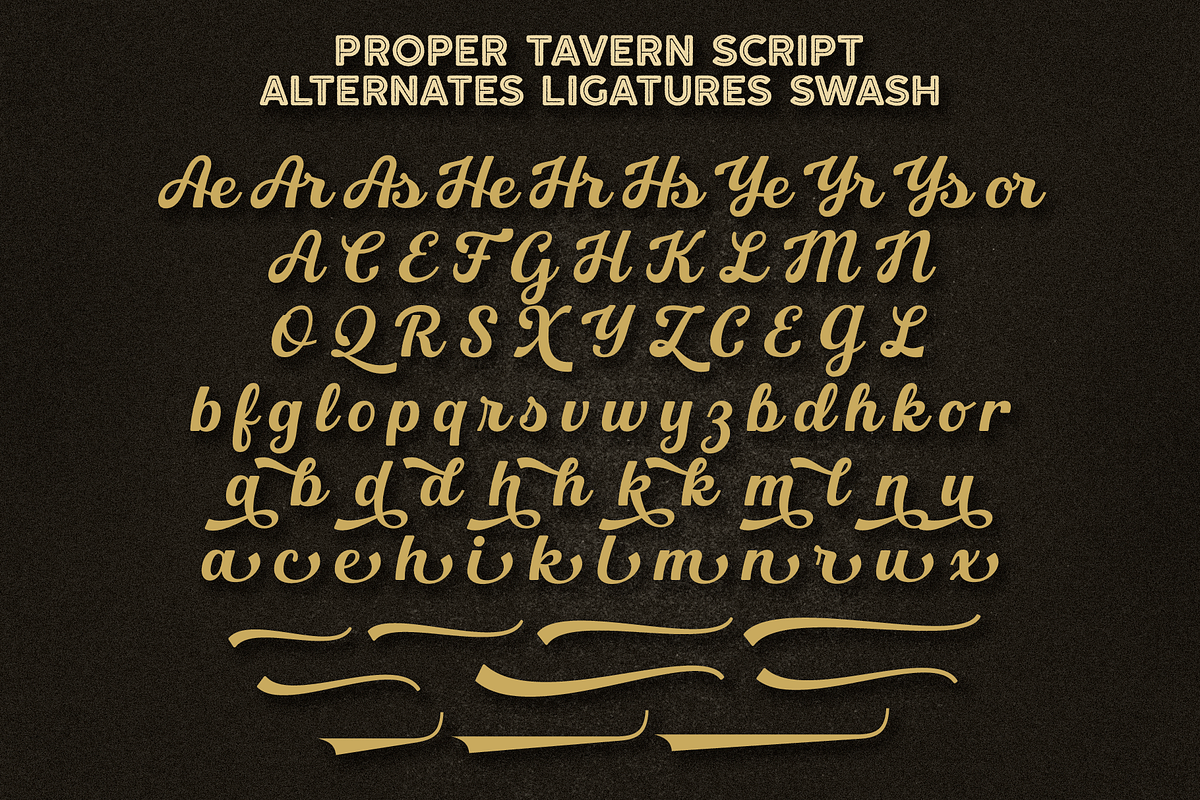 Proper Tavern, a Sans Serif Font by Larin Type Co. (Photo 16 of 16)
