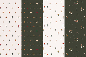 Mathilda Seamless Floral Patterns