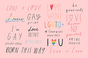 Gay Pride illustrations set Vol. 2, a Person Illustration by Cute Atelier (Thumbnail 4 of 13)