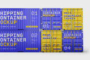 Shipping Container Mockup Set, a Packaging Mockup by mockupatelier (Thumbnail 7 of 12)