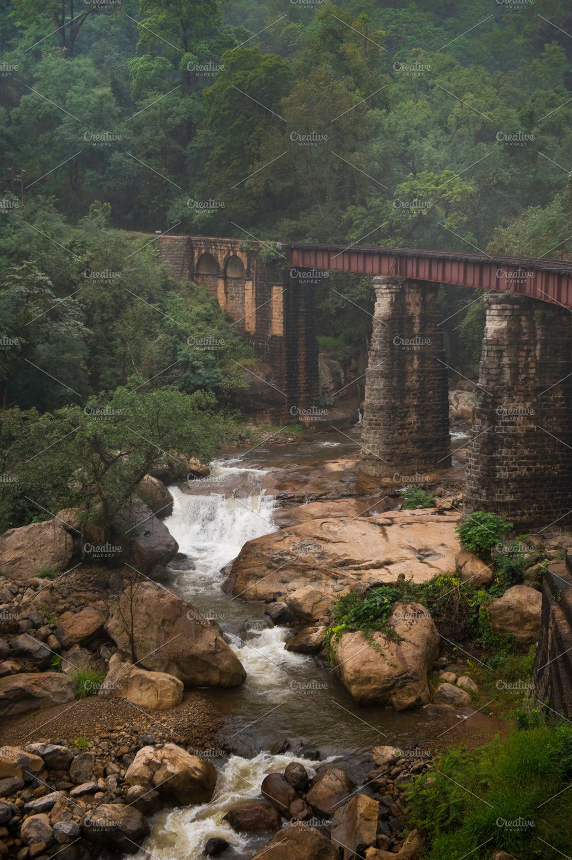 Railway In The Mountains