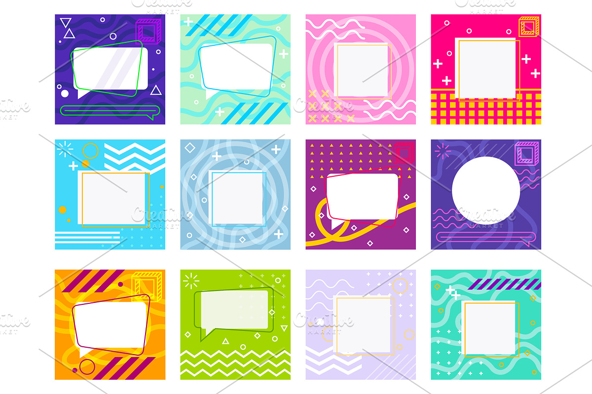 Trendy Abstract Geometric Vector, an Illustration by the8monkey