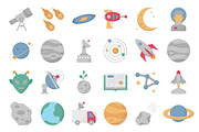 Space Icons Pack – Minimal & Modern, an Icon by Vector Portal (Thumbnail 4 of 5)