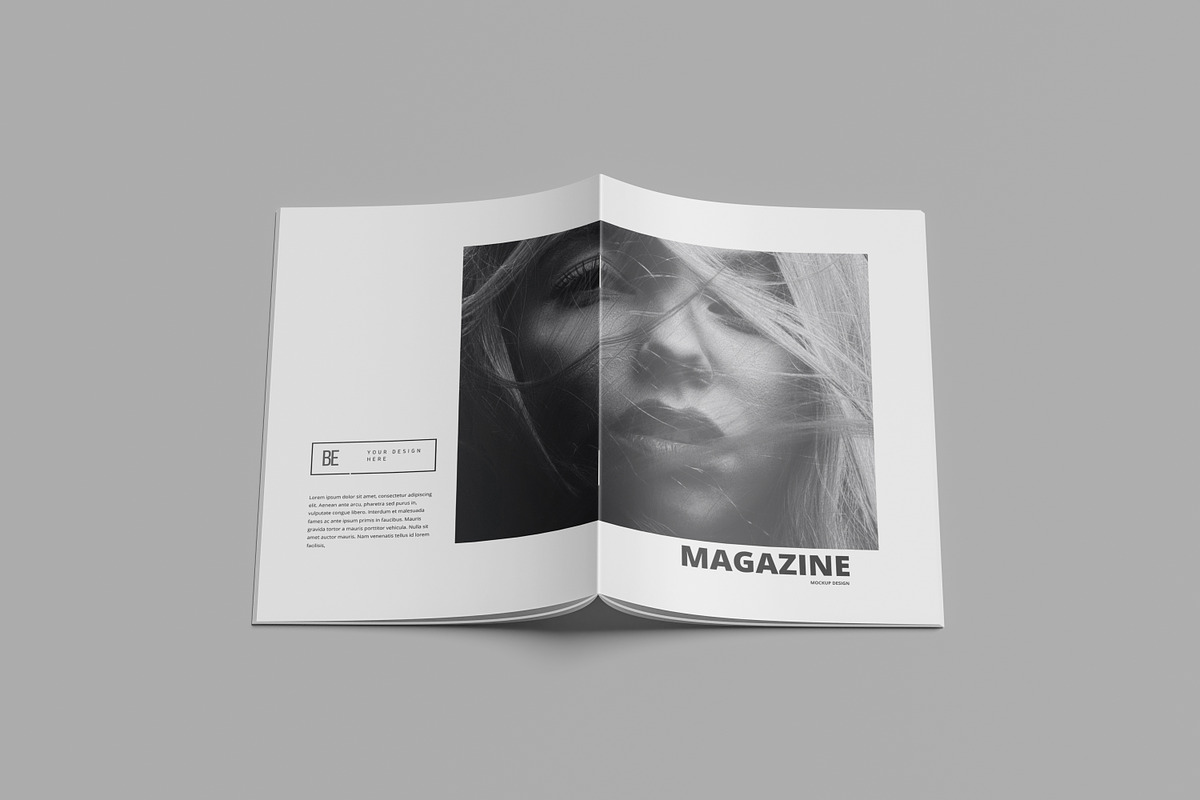A4 Magazine Mockup, a Print Template by AKMAL STUDIO (Photo 5 of 14)