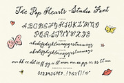 Pop Hearts Studio Whimsical Font, a Handwritten Font by Ayya Studio (Thumbnail 12 of 12)