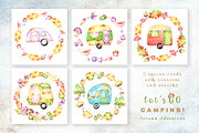 Camping Autumn Adventure collection, a Decorative Illustration by Tatiana Troian (Thumbnail 7 of 8)