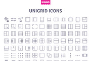 3552 Unigrid icons, an Outline Icon by Icojam store (Thumbnail 11 of 14)