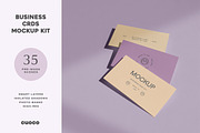 Business Cards Mockup Kit, a Product Mockup by Cuoco (Thumbnail 1 of 14)