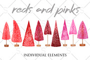 BOTTLEBRUSH CHRISTMAS TREES Pack, a Decorative Illustration by Dana Designs (Thumbnail 4 of 9)