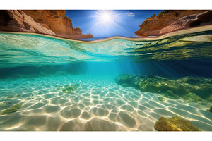 An underwater view of a sandy seabed, a Nature Photo by Igor Tichonow