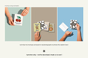 US A2 greeting card mockup set, a Merchandise Mockup by MCKP*ME (Thumbnail 3 of 7)