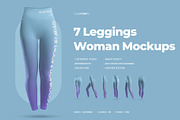7 Mockups Sports Leggings, a Bottom Mockup by Grow Design Craft Studio (Thumbnail 1 of 6)