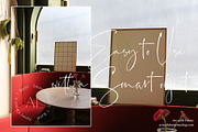 Aesthetic Paris Cafe - Frame Mockup, a Product Mockup by ArtwithFrame (Thumbnail 13 of 21)