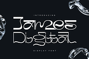 James Digital Font, a Sans Serif Font by 177Studio (Thumbnail 1 of 8)