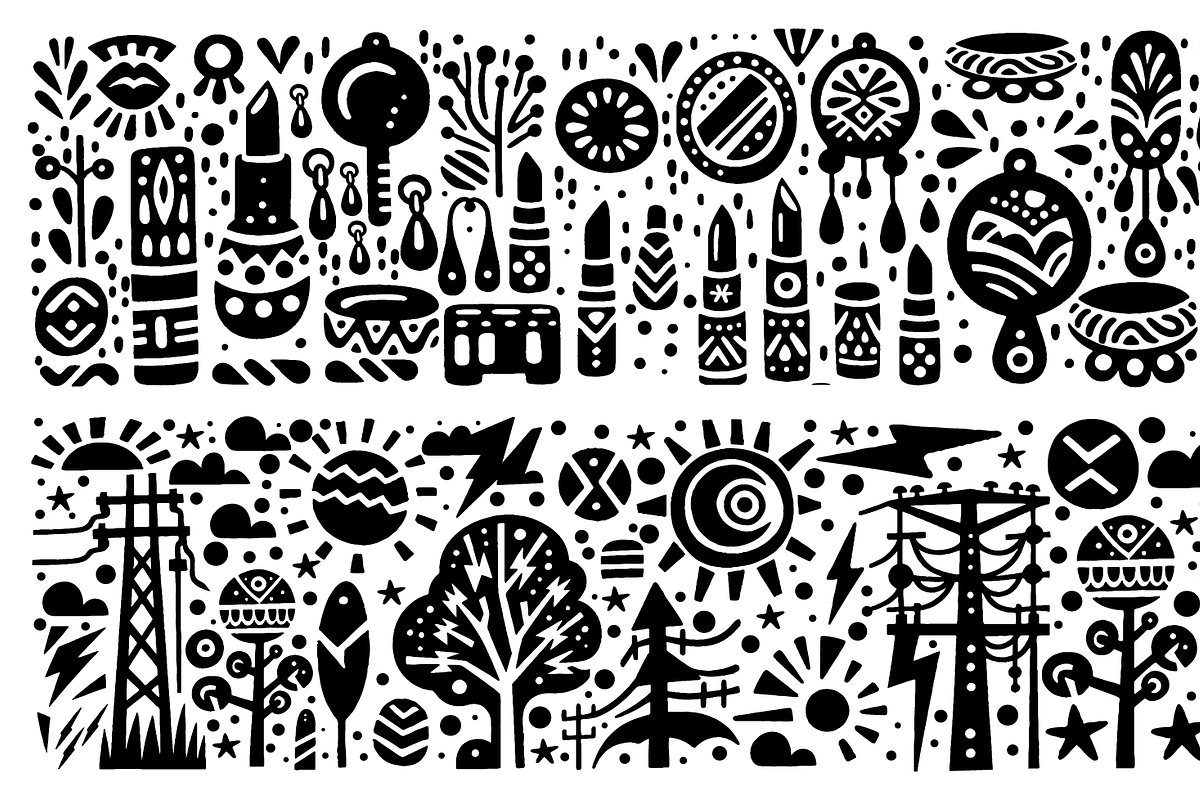 Outdoor Illustration, Tribal Folk, a Decorative Illustration by devastd (Photo 18 of 27)