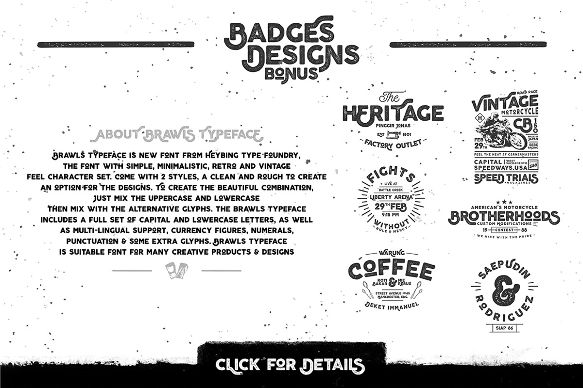 Brawls Typeface + Bonus preview 3
