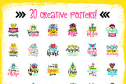 30 Funny Color Cards with Quote, a Card Template by Velliniki (Thumbnail 3 of 5)