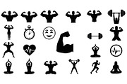 Ultimate Fitness Gym Vector Bundle, an Illustration by Creativeshirt (Thumbnail 29 of 51)