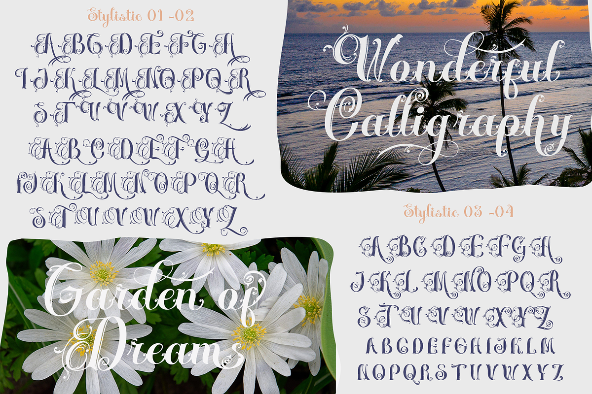 Brasstape Decorative Script, a Blackletter Font by madeDeduk (Photo 7 of 10)