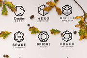 150+ Minimal Hexagon Logo Templates, a Branding & Logo Template by Sahade Studio (Thumbnail 14 of 25)
