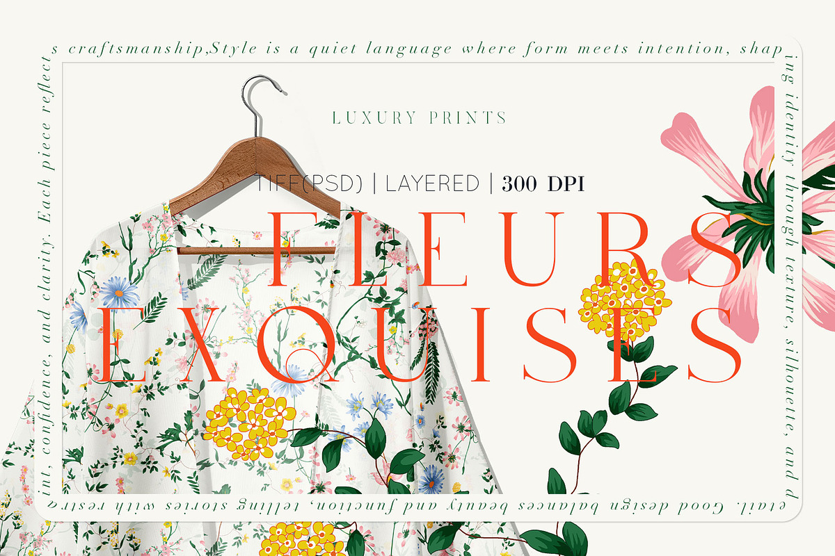 Fleurs Exquises, Hand made Prints!, a Pattern Graphic by TSTUDIO (Photo 1 of 18)