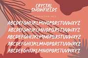 Crystal Snowfields Handwritten Font, a Font by Megi Satyo Widodo (Thumbnail 10 of 11)