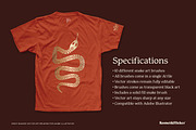 GREAT SNAKES! Vector Art Brushes, a Brush Add-On by Komet & Flicker (Thumbnail 10 of 10)