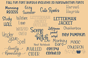 Fall Handwritten Font Bundle, a Handwritten Font by Designing Digitals (Thumbnail 2 of 8)