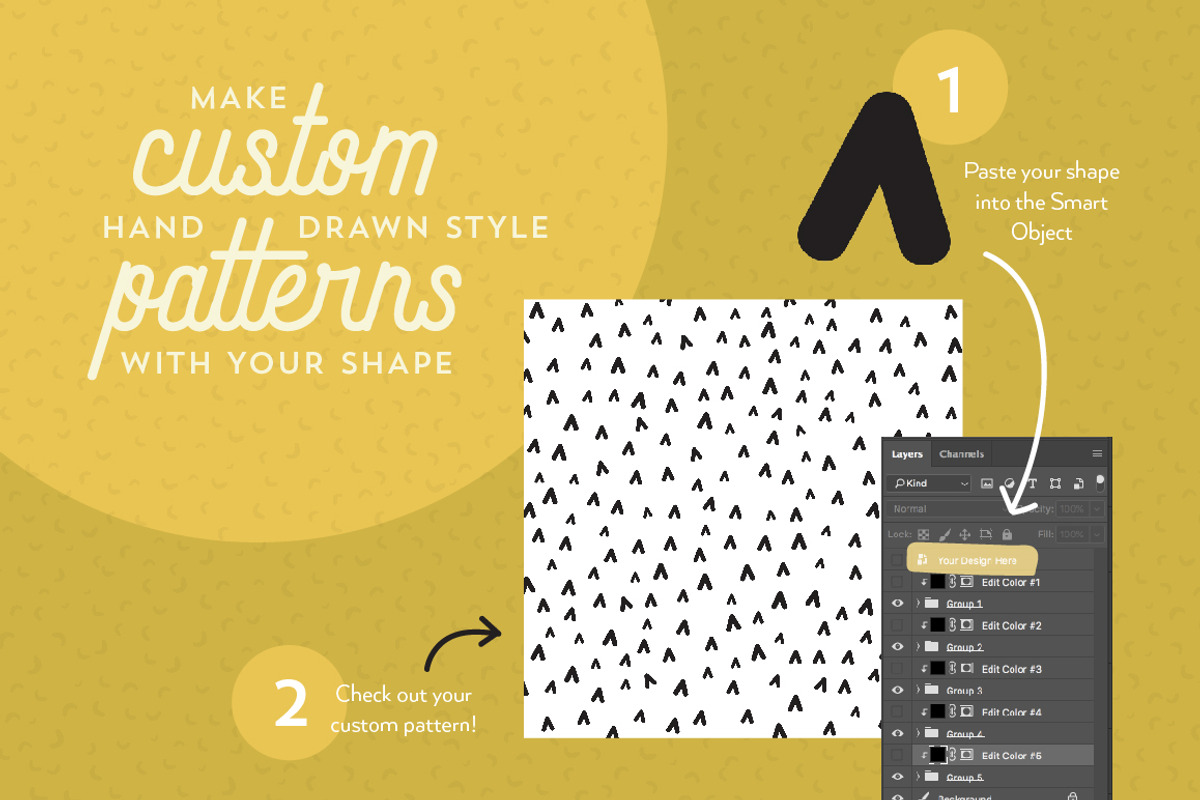 Random Pattern Generator, a Pattern Graphic by Anugraha Design (Photo 2 of 8)