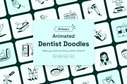 Animated Dentist Doodle Icon Set, an Outline Icon by Vectors Market (Thumbnail 1 of 4)