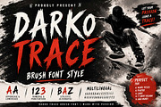 Darko Trace, a Handwritten Font by Yoga Letter (Thumbnail 1 of 9)