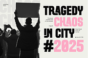 Hudson - Modern Condensed Font, a Sans Serif Font by TokoPress (Thumbnail 4 of 12)