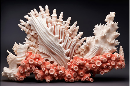 handcrafted coral sculpture of a, an Abstract Photo by Sergey Kotenev