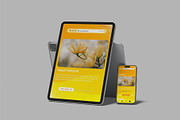 Tablet & Phone Mockup, a Device Mockup by rizalamora (Thumbnail 4 of 11)