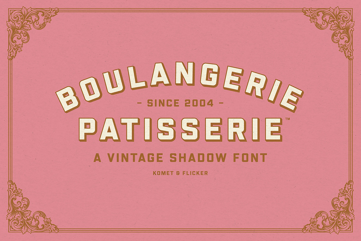 Boulangerie Patisserie, a Sans Serif Font by Komet & Flicker (Photo 1 of 13)